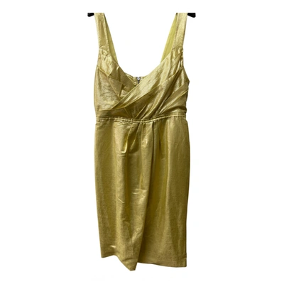 Pre-owned Burberry Mid-length Dress In Gold