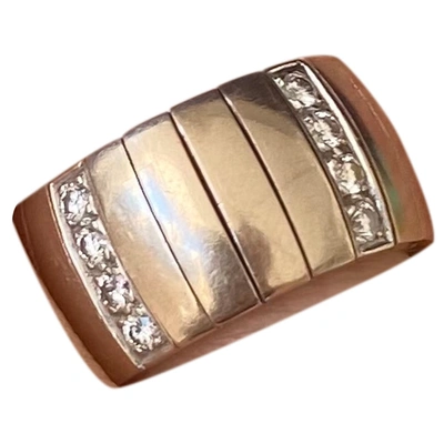 Pre-owned Chaumet White Gold Ring In Silver