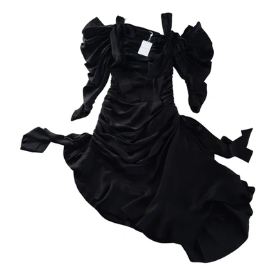 Pre-owned Zimmermann Silk Maxi Dress In Black