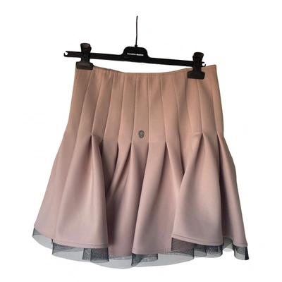 Pre-owned Philipp Plein Skirt In Beige