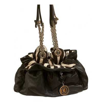 Pre-owned Dior Leather Handbag In Black