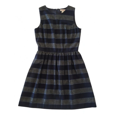 Pre-owned Brooks Brothers Mid-length Dress In Navy