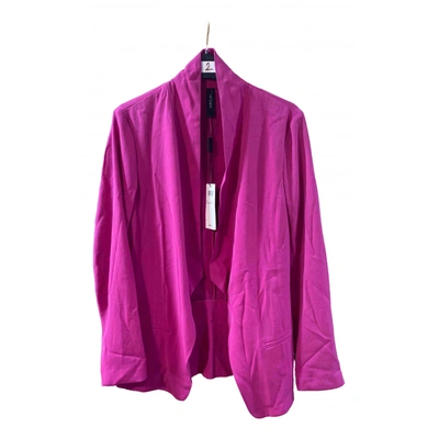 Pre-owned Marc Cain Purple Polyester Jacket
