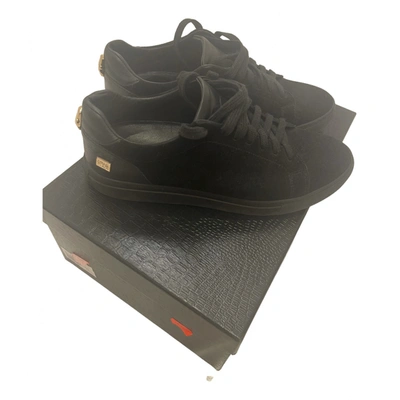 Pre-owned Class Cavalli Low Trainers In Black