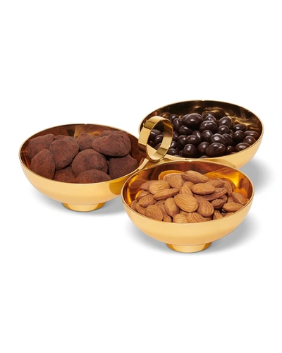 Aerin Sintra 3-bowl Server
