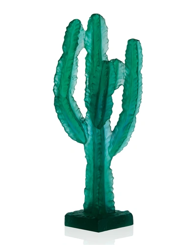 Daum Green Cactus Decor