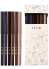 STILA TREASURE TROVE STAY ALL DAY SMUDGE STICK WATERPROOF EYE LINER SET,4164534