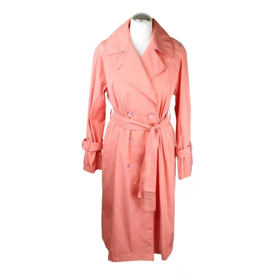 Pre-owned Marella Trench Coat In Pink
