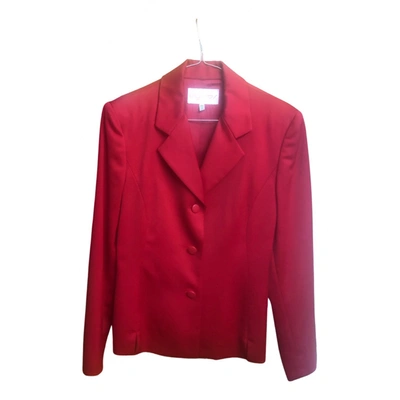 Pre-owned Byblos Wool Jacket In Red