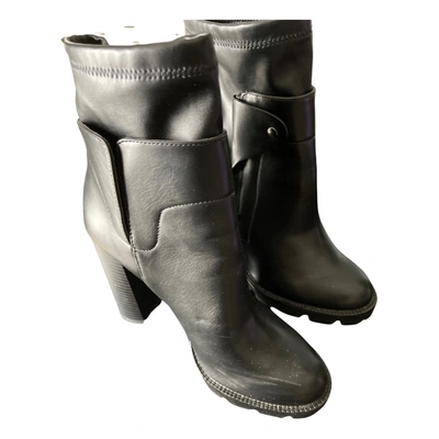 Pre-owned Prima Donna Leather Ankle Boots In Black