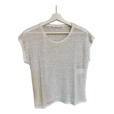 Pre-owned I Blues Linen T-shirt In White