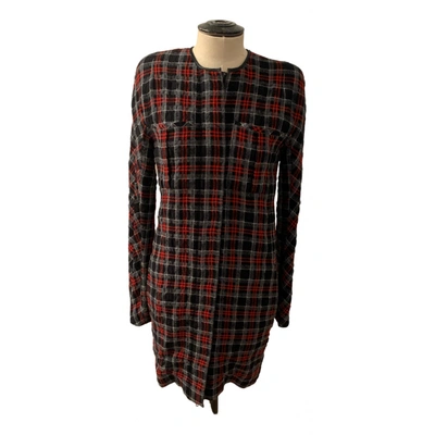Pre-owned Haider Ackermann Wool Mid-length Dress In Multicolour