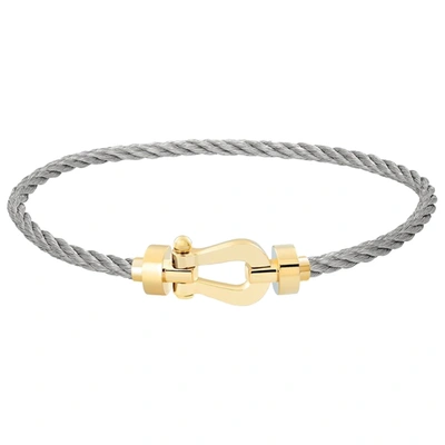 Pre-owned Fred Force 10 Yellow Gold Bracelet In Metallic
