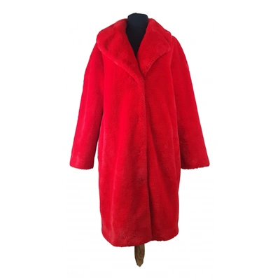Pre-owned Stand Studio Coat In Red