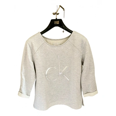 Pre-owned Calvin Klein Sweatshirt In Grey