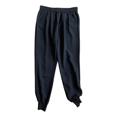 Pre-owned Joie Trousers In Black