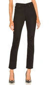Ag Alexxis Slim Straight Leg Jean In Blackboard In 黑板
