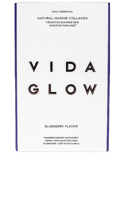 Vida Glow Natural Marine Collagen Sachets Blueberry In Beauty: Na