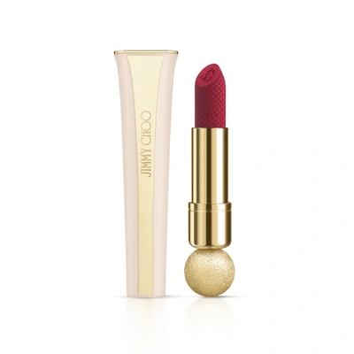 Jimmy Choo Matte Lipstick In Red Attraction