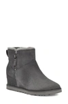 Ugg Classic Femme Mini Wedge Bootie In Grey Suede