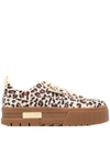 Puma Women's Mayze Classic Platform Low Top Sneakers In Brown