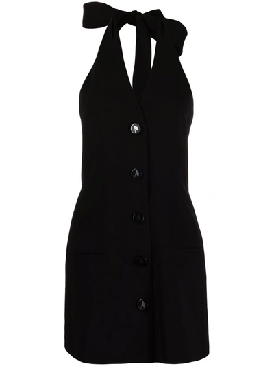 Attico Womens Black Polyester Dress