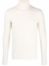 Drumohr Off-white Cashmere Turtleneck