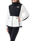 The North Face North Face Denali Fleece Jacket In White Black