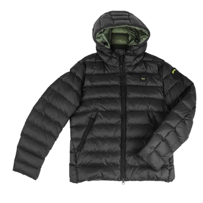 Blauer Kids' Polyester Jacket In Black