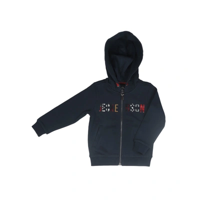 Jeckerson Kids' Full Zip Jacket In Blue