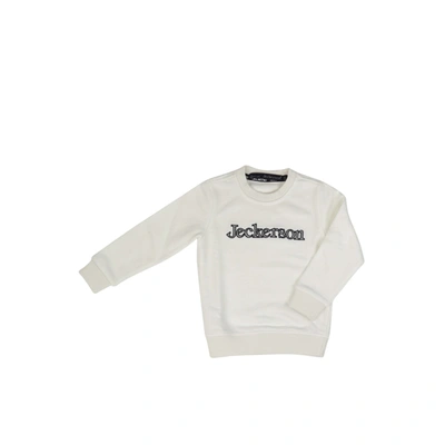 Jeckerson Kids' Sweatshirt Sweatshirt In Cream / Black