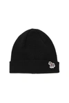 PAUL SMITH ZEBRA LOGO BEANIE HAT,M2A 582E AV250 79