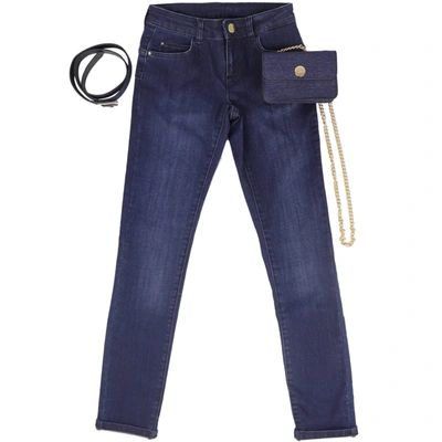 Liu •jo Kids' Betty Divine Regular Jeans In Medium Denim