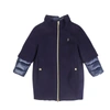 Herno Wool Coat In Night Blue