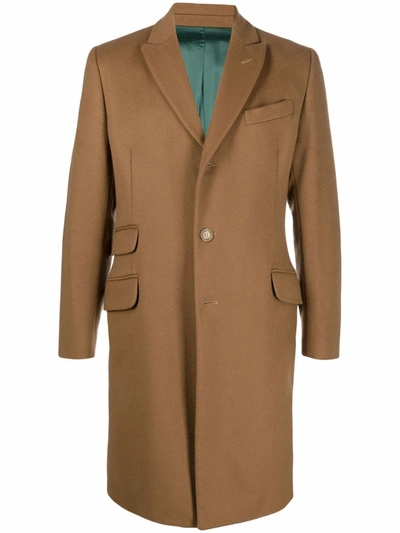 Pre-owned Dolce & Gabbana Peak Lapels Single-breasted Coat In Brown