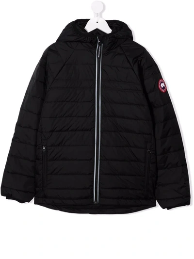 Canada Goose Kids' Sherwood Padded Shell-down Jacket 7-16 Years In Black