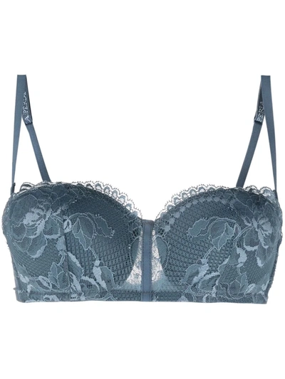 La Perla Brigitta Lace Bra In Blue