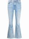 MOTHER MID-RISE FLARED JEANS