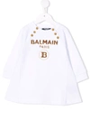 BALMAIN LOGO印花连衣裙