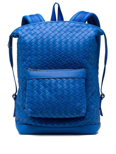 Bottega Veneta Intrecciato Hydrology Backpack In Blue | ModeSens display picture 3