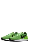 Nike Waffle One Sneaker In Green/ Black