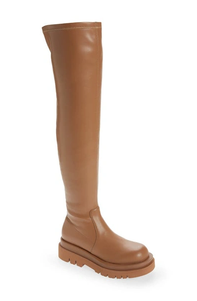 Jeffrey Campbell Tanked Over The Knee Boot In Natural ModeSens