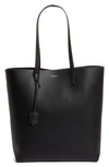 SAINT LAURENT NORTH/SOUTH LEATHER SHOPPING TOTE,600306CSV0J