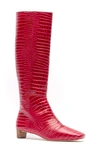Frances Valentine Mackie Knee High Boot In Berry