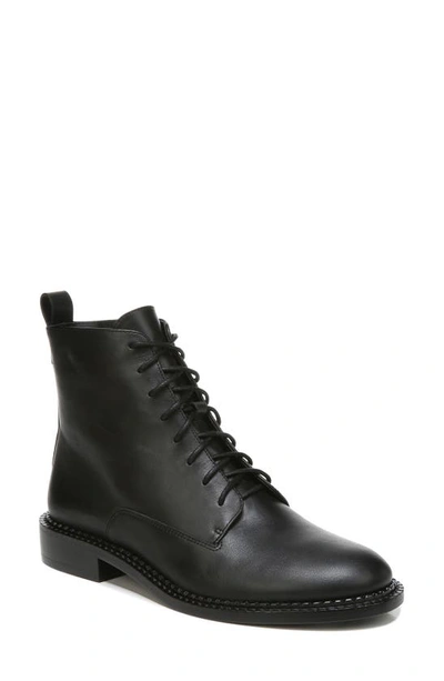 Vince Cabria Lace-up Boot In Black/ Black