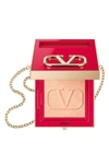 Valentino Go-clutch Refillable Compact Finishing Powder In Neutrals