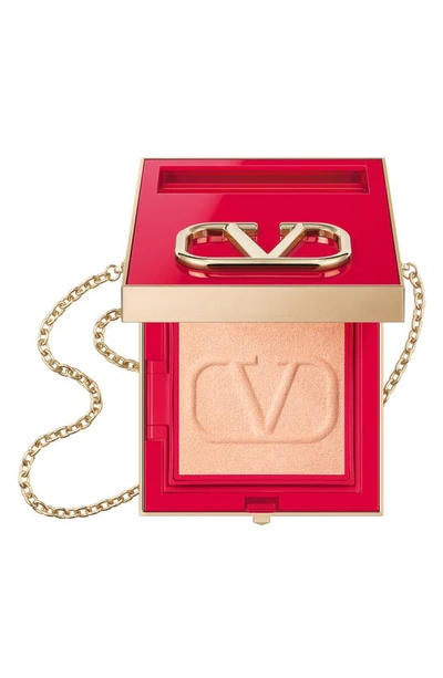 Valentino Go-clutch Refillable Compact Finishing Powder In Neutrals