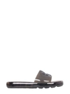 Tory Burch Logo-embossed Bubble Jelly Slides In Black