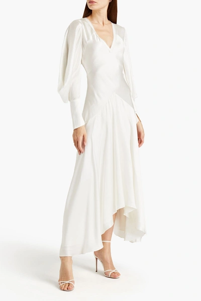 roksanda ivory dress Roksanda Calmina Bow-embellished Midi Dress