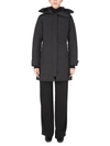 Canada Goose Lorette Hooded Parka In Nero